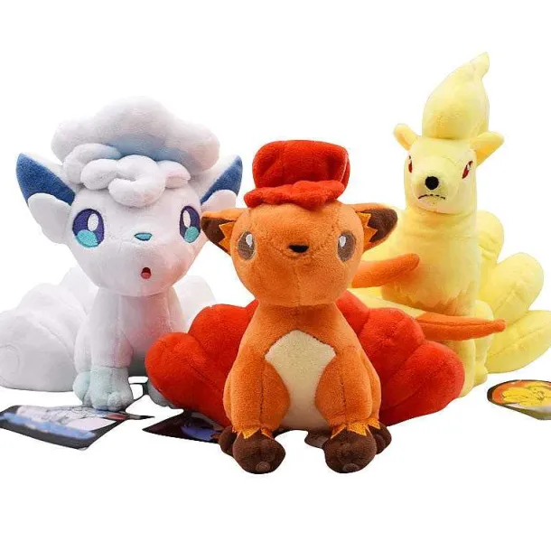 Alola Vulpix Stoff Pokemon - 5 Verschiedene Motive (Ca. 15Cm - 21Cm)
