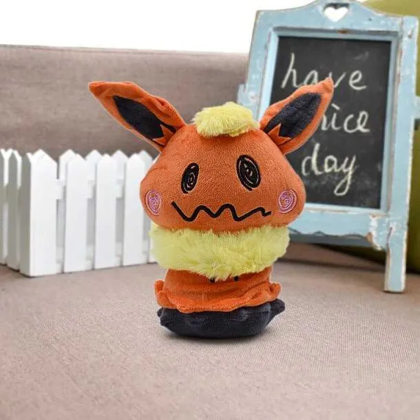 Anime Kawaii Q Leafeon Jolteon Vaporeon Flareon Espeon Umbreon Glaceon Plusch Figuren