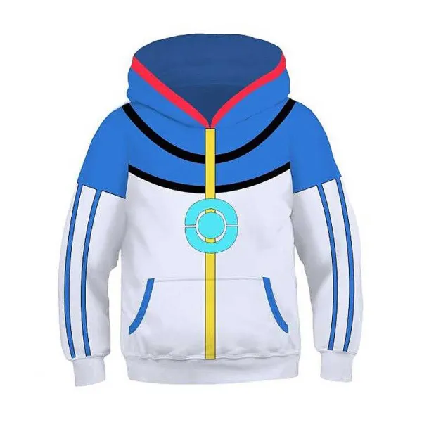 Ash Ketchum Cosplay Pullover Fur Kinder