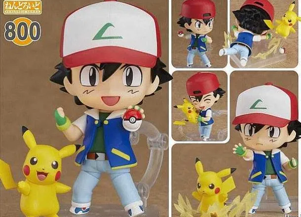 Ash Ketchum & Pikachu Pokemon Figur (Ca. 10Cm)
