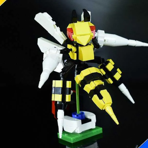 Bibor / Beedrill Baustein Figur Pokemon (