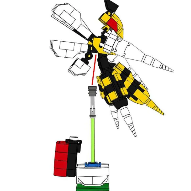Bibor / Beedrill Baustein Figur Pokemon (
