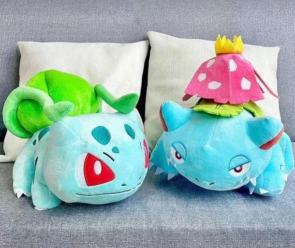 Bisasam Bulbasaur, Bisaflor Venusaur Oder Bisaknosp Ivysaur Pokemon Kuscheltiere (Ca. 25Cm Bis 30Cm)