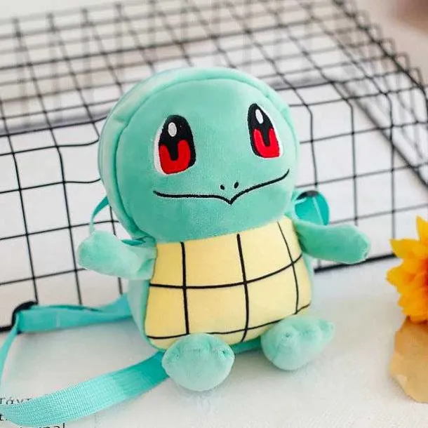 Bisasam Bulbasaur, Pikachu, Enton, Glumanda Plusch Kleine Tasche Rucksack