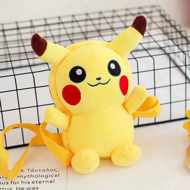 Bisasam Bulbasaur, Pikachu, Enton, Glumanda Plusch Kleine Tasche Rucksack