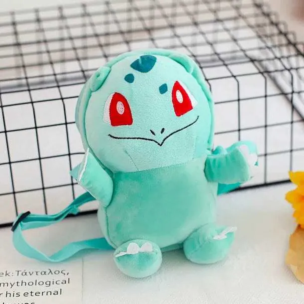 Bisasam Bulbasaur, Pikachu, Enton, Glumanda Plusch Kleine Tasche Rucksack