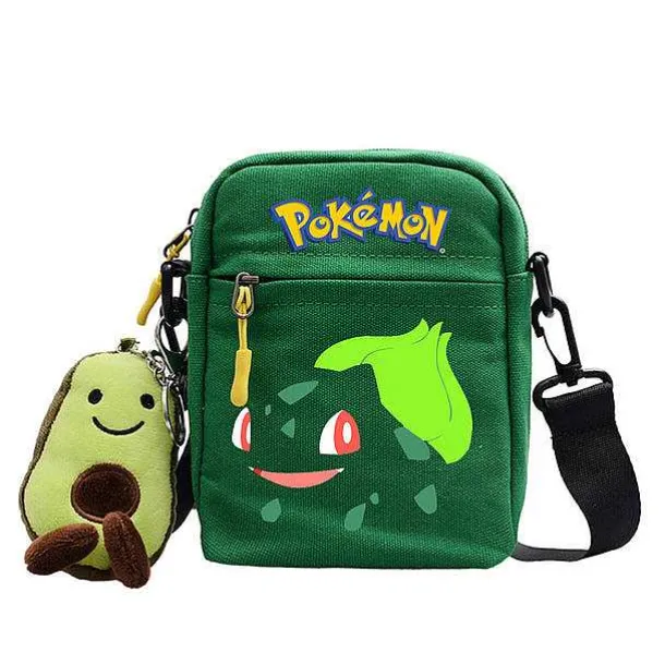 Canvas Pokemon Messenger Tasche, Slingbag Umhangetasche In Vielen Motiven