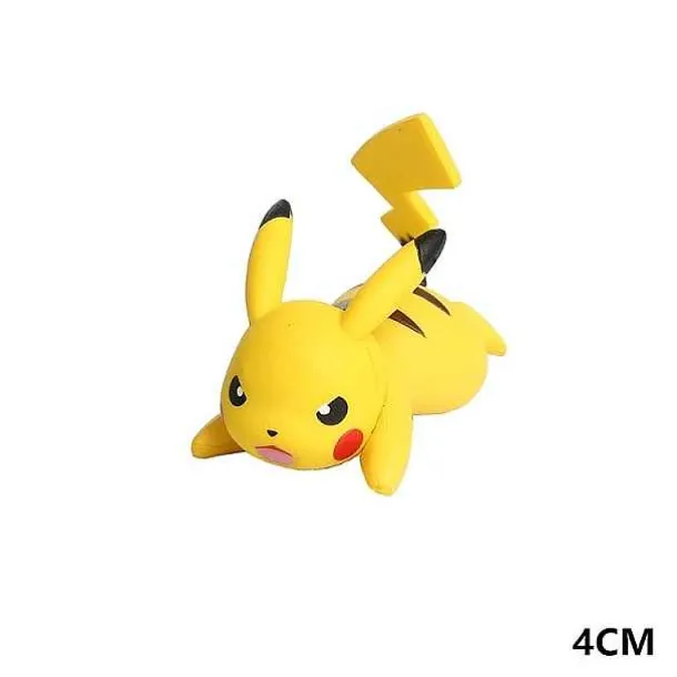 4Cm Pokemon Figuren (Charmander Cubone Bulbasaur Alola Vulpix Fennekin Chespin Pikachu Etc.)