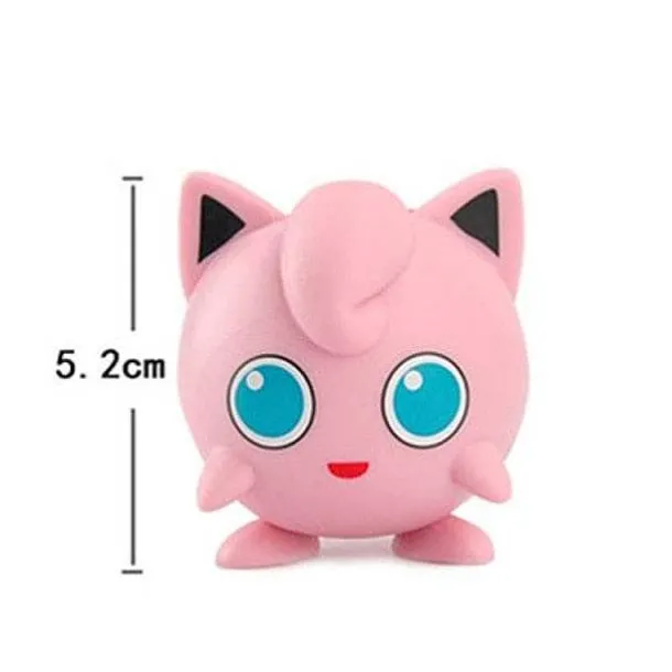 4Cm Pokemon Figuren (Charmander Cubone Bulbasaur Alola Vulpix Fennekin Chespin Pikachu Etc.)