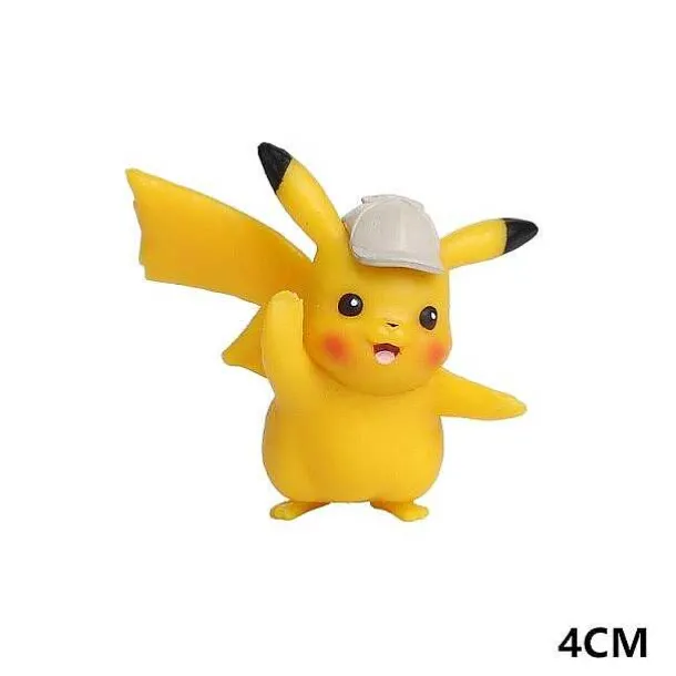 4Cm Pokemon Figuren (Charmander Cubone Bulbasaur Alola Vulpix Fennekin Chespin Pikachu Etc.)