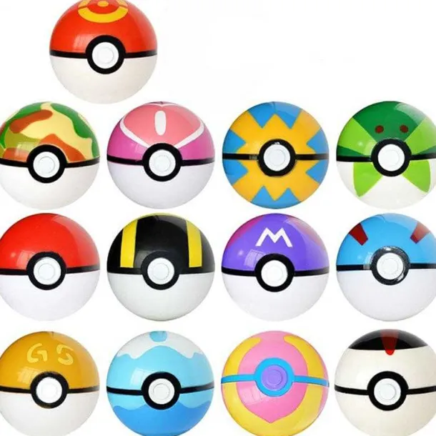 Coole Pokemon Balle Im Set - 6, 10 Oder 13 Balle Aus Robusten Kunststoff