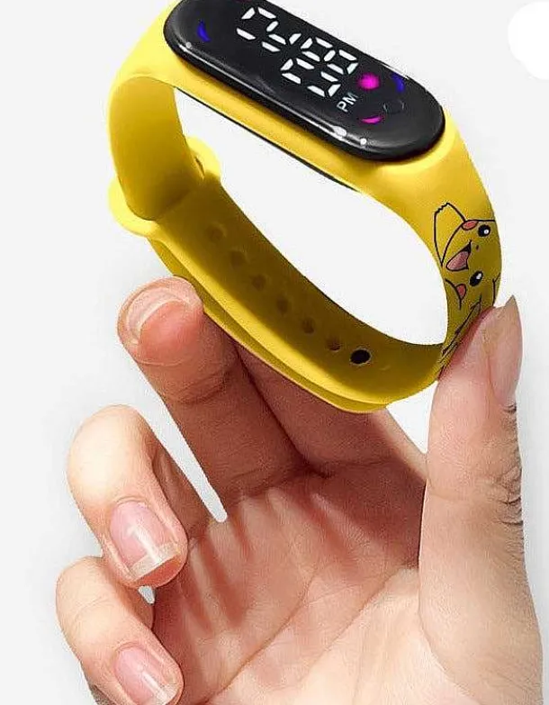 Digitale Armbanduhr Fur Kinder Mit Led Und Aufladefunktion