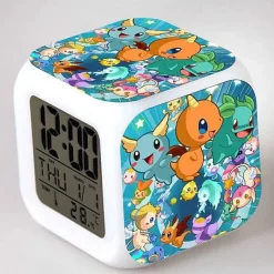 Digitaler Pokemon Wecker In Unterschiedlichen Motiven
