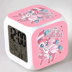 Digitaler Pokemon Wecker In Unterschiedlichen Motiven