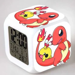Digitaler Pokemon Wecker In Unterschiedlichen Motiven