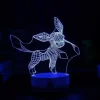 Eevee / Evoli 3D Led Lampe (9 Motive) Nachtlicht, Tischlampe