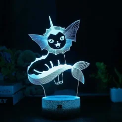 Eevee / Evoli 3D Led Lampe (9 Motive) Nachtlicht, Tischlampe