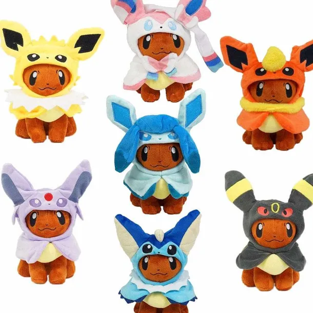 Eeveelution Eevee Cosplay Plusch Fgiur (Jolteon Espeon Umbreon Flareon Glaceon Vaporeon Sylveon)