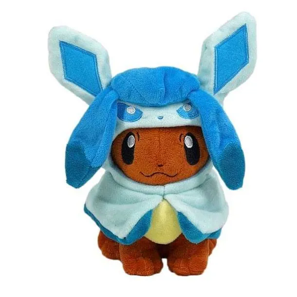 Eevee Plusch Mit Poncho - Umbreon, Espeon, Jolteon, Vaporeon, Sylveon, Flareon (Ca. 20Cm)