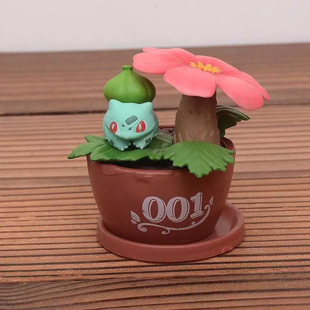 6Er Set Botanische Pokemon Figuren