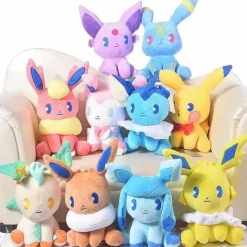 10Er Set Evoli Entwicklungen Kuscheltiere (Ca. 17Cm)