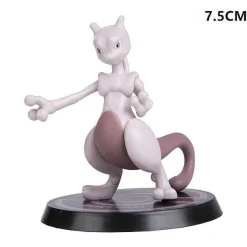 6Er Set Pokemon Figuren: Pikachu, Glurak, Turtok, Mewtwo Und Bisaflor