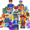 8Er Set Pokemon Go Trainer & Pokemon Baustein Figuren