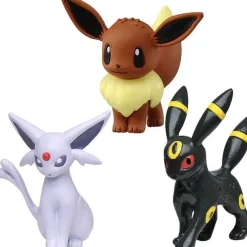 Evoli Vaporeon Jolteon Flareon Espeon Umbreon Leafeon Glaceon Figuren Set