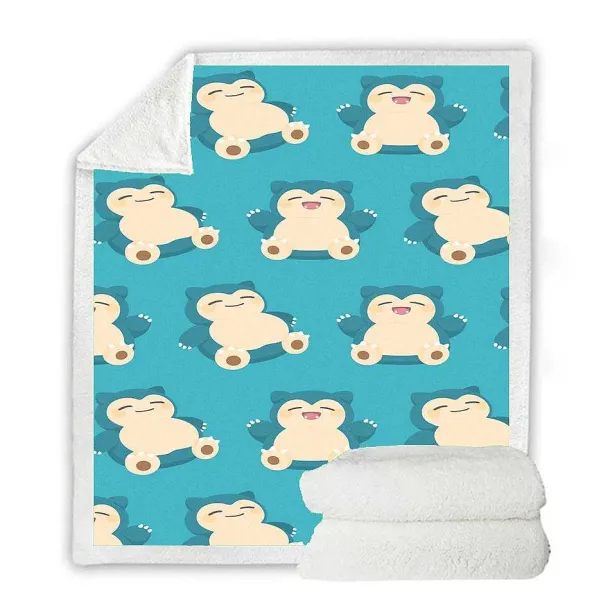 Flauschige Pokemon Flanell Decke