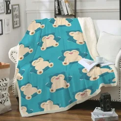 Flauschige Pokemon Flanell Decke