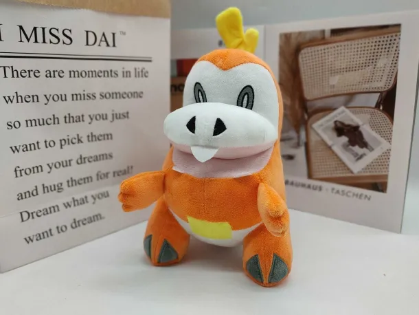 Fuecoco Krokel Stofftier Pokemon (Ca 17X15X27Cm)