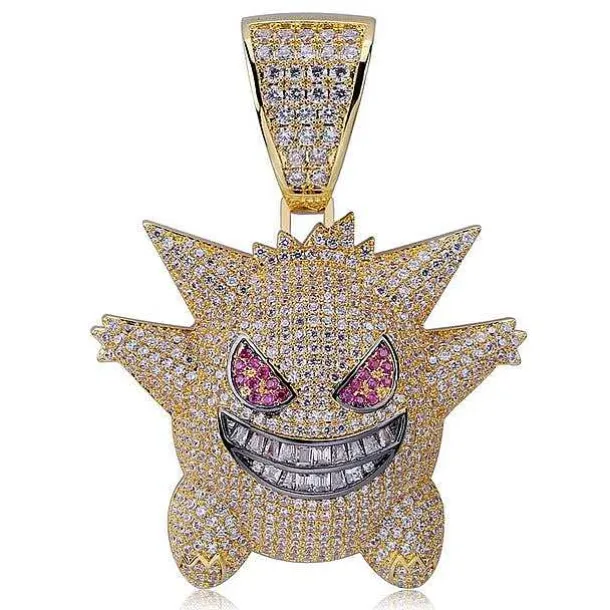 Gengar Pokemon Hip Hop Halskette