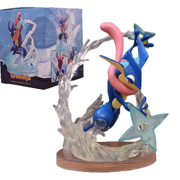 Greninja Pokemon Quajutsu Sammelfigur Mit Ornamenten