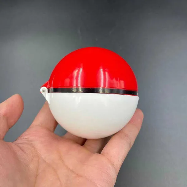 Grose Pokebälle (Ca. 8Cm) Mit Figuren (8 Stk. Im Spiel Set)