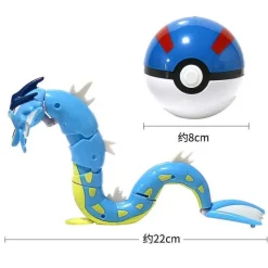 Gyarados / Garados Spielzeug Figur Mit Pokeball - Pokemon Spiel Set