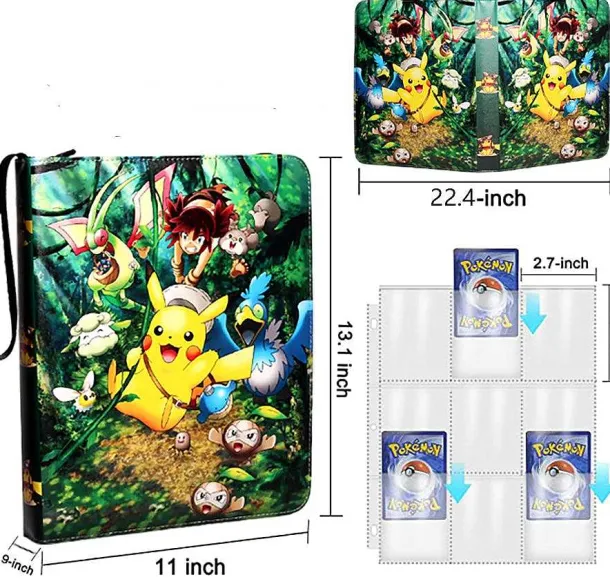 Hochwertige Karten Sammelmappe Fur Bis Zu 720 Pokemon Karten