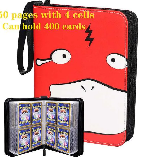 Hochwertige Schutz- Und Sammeltasche Fur Pokemon Karten (200 Oder 400 Karten)