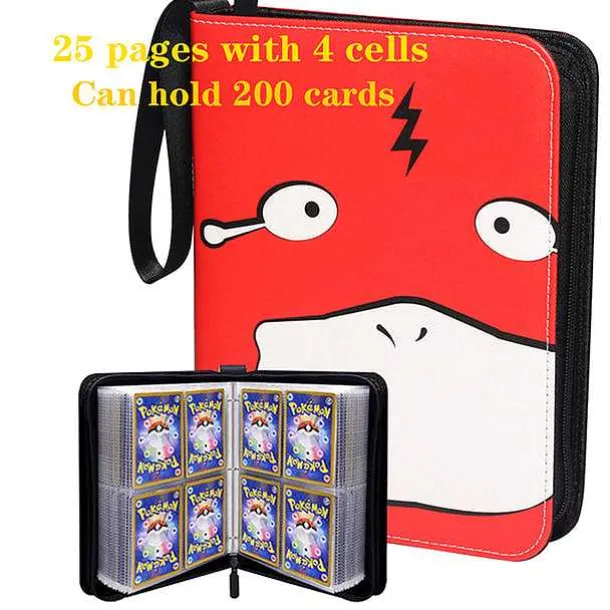 Hochwertige Schutz- Und Sammeltasche Fur Pokemon Karten (200 Oder 400 Karten)
