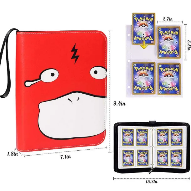 Hochwertige Schutz- Und Sammeltasche Fur Pokemon Karten (200 Oder 400 Karten)