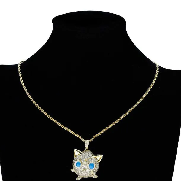 Jigglypuff Pummeluff Halskette Hip Hop Style Pokemon