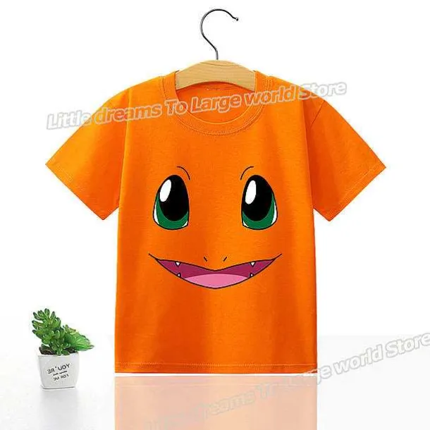 Kinder T-Shirts Mit Niedlichen Pokemon Oder Pikachu Motiven
