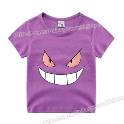 Kinder T-Shirts Mit Niedlichen Pokemon Oder Pikachu Motiven