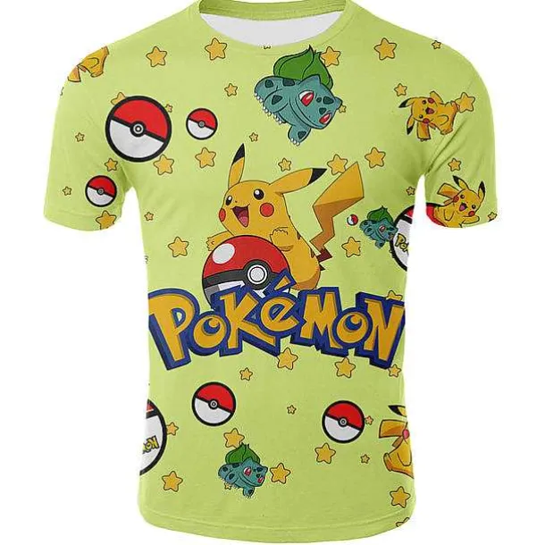 Kinder T Shirts Pokemon Und Pikachu Motive