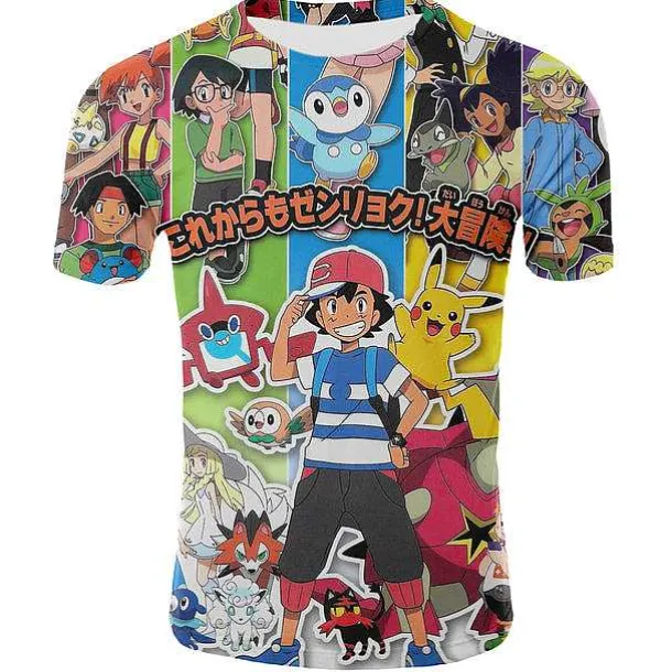 Kinder T Shirts Pokemon Und Pikachu Motive