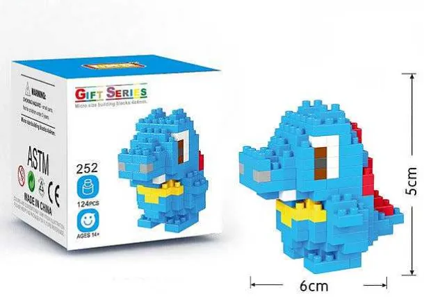 Klemm-Baustein Figuren - Feurigel, Endivie, Karnimani, Ho-Oh, Bauz, Robball Oder Flamiau