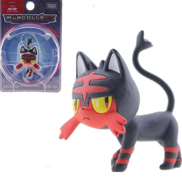 Litten Flamiau Pokemon Figur