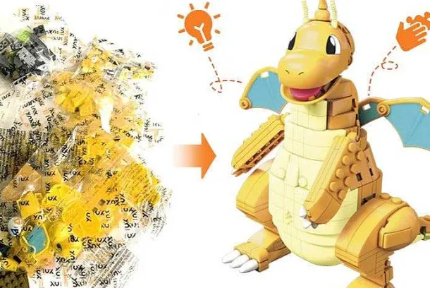 Mega Dragonite Dragoran Baustein Set Pokemon Figur Spielzeug