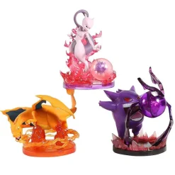 Mewtu, Gengar, Glurak / Charizard Pokemon Sammel Figuren