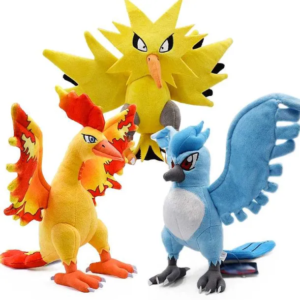 Moltres, Articuno Oder Zapdos Plusch Pokemon (Ca. 20Cm)