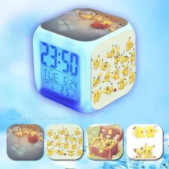 Niedlicher Led Wecker Mit Pikachu Motiven